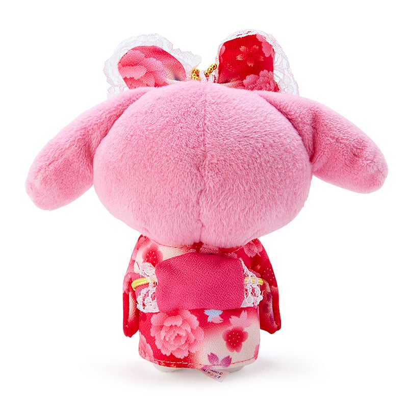 Sanrio Japan - My Melody - Plush Mascot Keychain - (gradation kimono)
