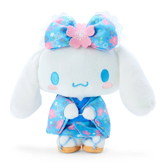 Sanrio Japan - Cinnamoroll - Plush Toy - (cherry blossom kimono)