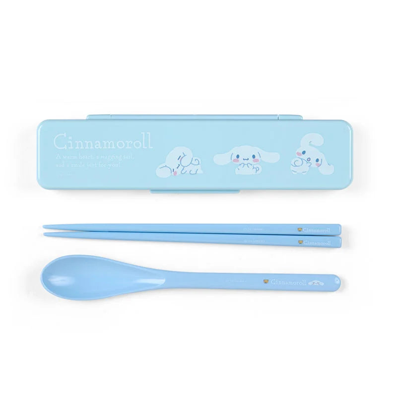 Sanrio Japan - Cinnamoroll - Chopsticks & Spoon Set
