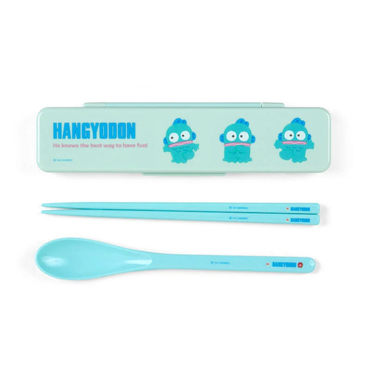 Sanrio Japan - Hangyodon - Chopsticks & Spoon Set