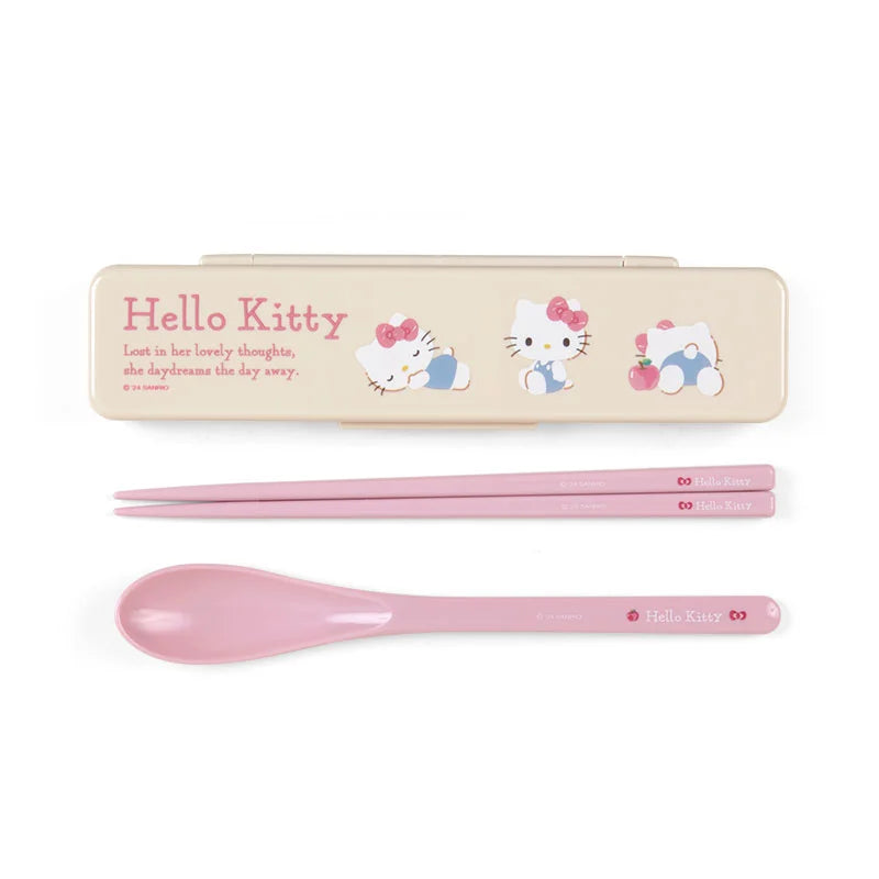 Sanrio Japan - Hello Kitty - Chopsticks & Spoon Set