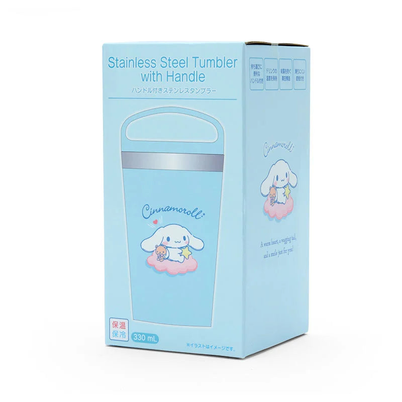 Sanrio Japan - Cinnamoroll - Stainless Steel Tumbler with Handle