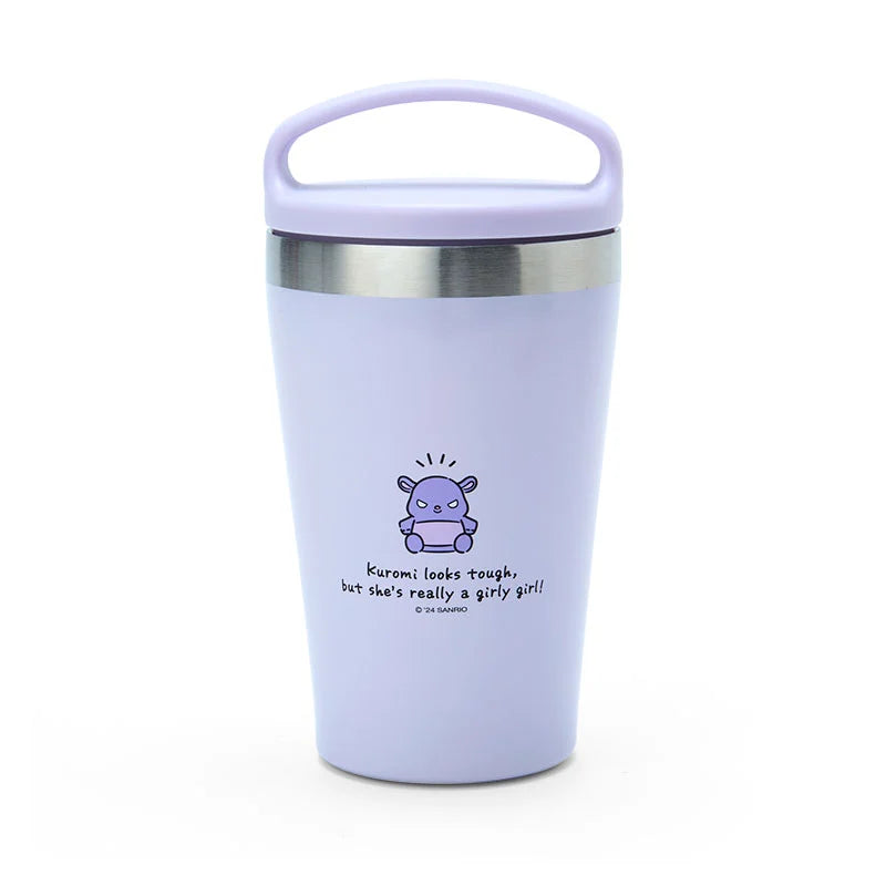 Sanrio Japan - Kuromi - Stainless Steel Tumbler with Handle