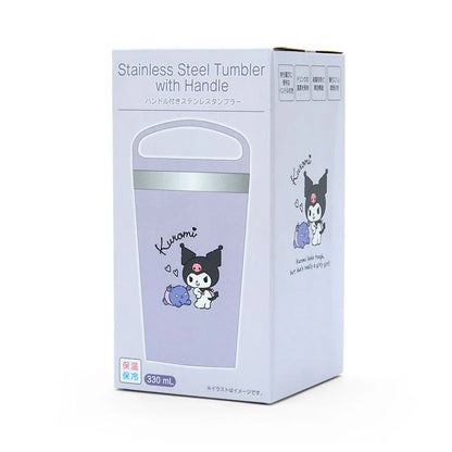 Sanrio Japan - Kuromi - Stainless Steel Tumbler with Handle