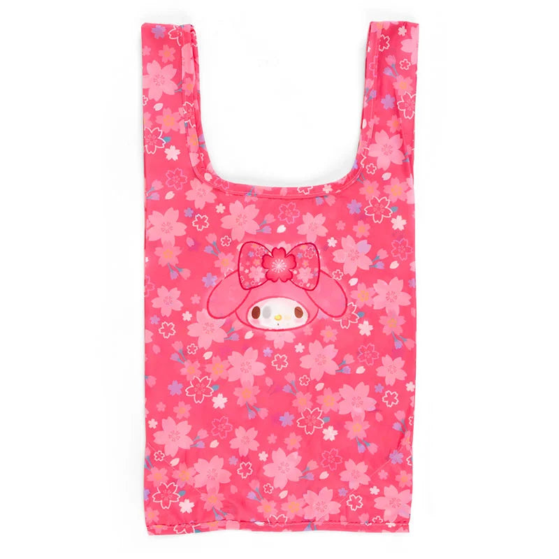 Sanrio Japan - My Melody - Plush Mascot Keychain / Eco Bag  (Cherry Blossom Kimono)