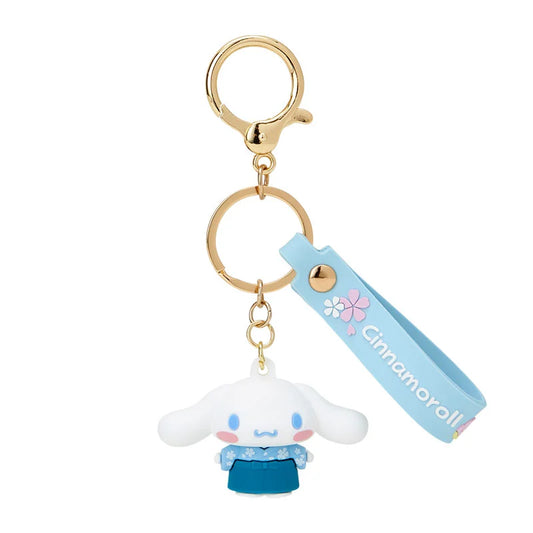 Sanrio Japan - Cinnamoroll - Kimono - Rubber 3D Keychain