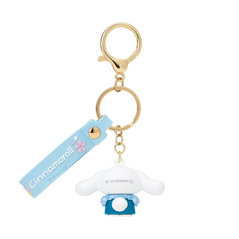 Sanrio Japan - Cinnamoroll - Kimono - Rubber 3D Keychain
