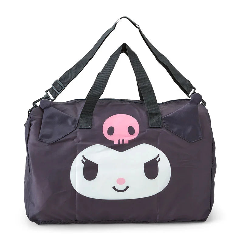 Sanrio Japan - Kuromi - Face-shaped Boston Bag