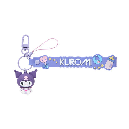 Sanrio Japan - Kuromi - Smartphone Hand Strap with 3D Mascot