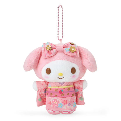 Sanrio Japan - My Melody - Plush Mascot Keychain (kimono)