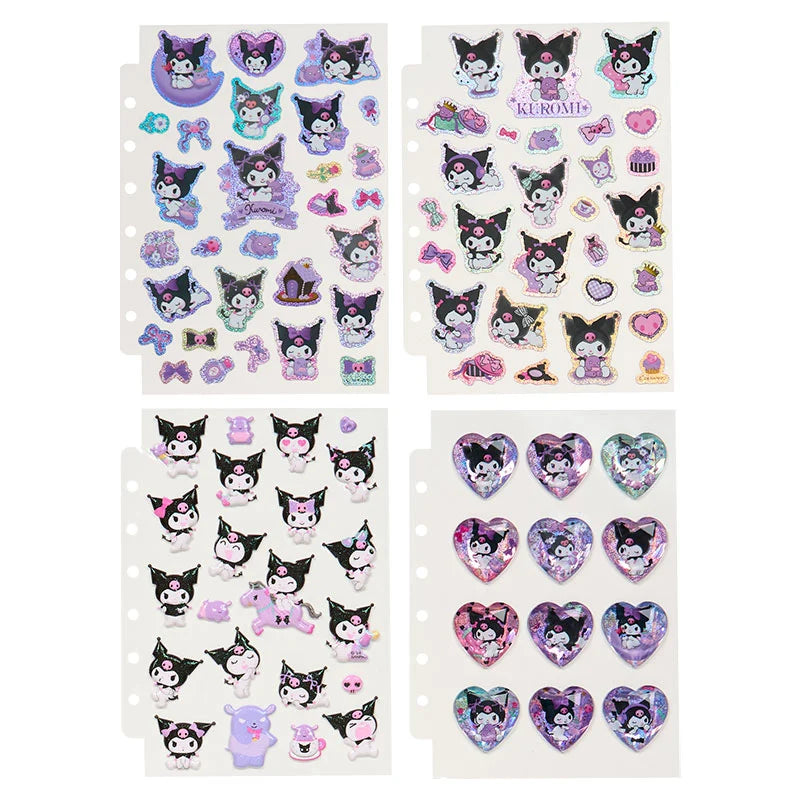 Sanrio Japan - Kuromi - Exciting Stickers & Sticker Notebook