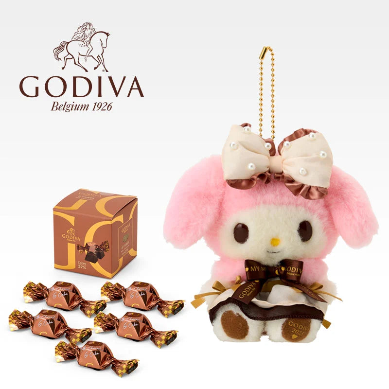 Sanrio x Godiva - Plush Keychain and Chocolate