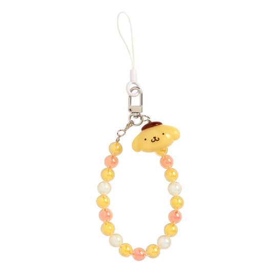 Sanrio Japan - Pompompurin - Beaded Smartphone Strap