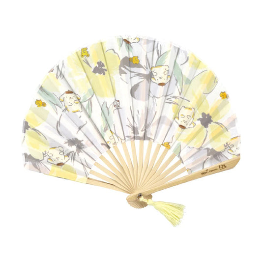 Sanrio Japan - Pompompurin - Gift Boxed Folding Fan