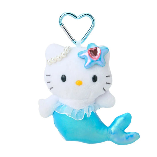 Sanrio Japan - Hello Kitty - Plush Keychain (Mermaid - Blue)