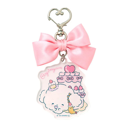 Sanrio Japan - Kogimyun - Ribbon Acrylic Keychain (Kogimyun 10th anniversary)