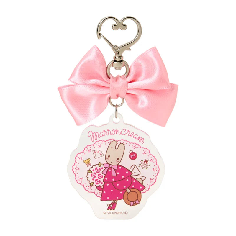 Sanrio Japan - Chestnut Cream - Ribbon Acrylic Keychain