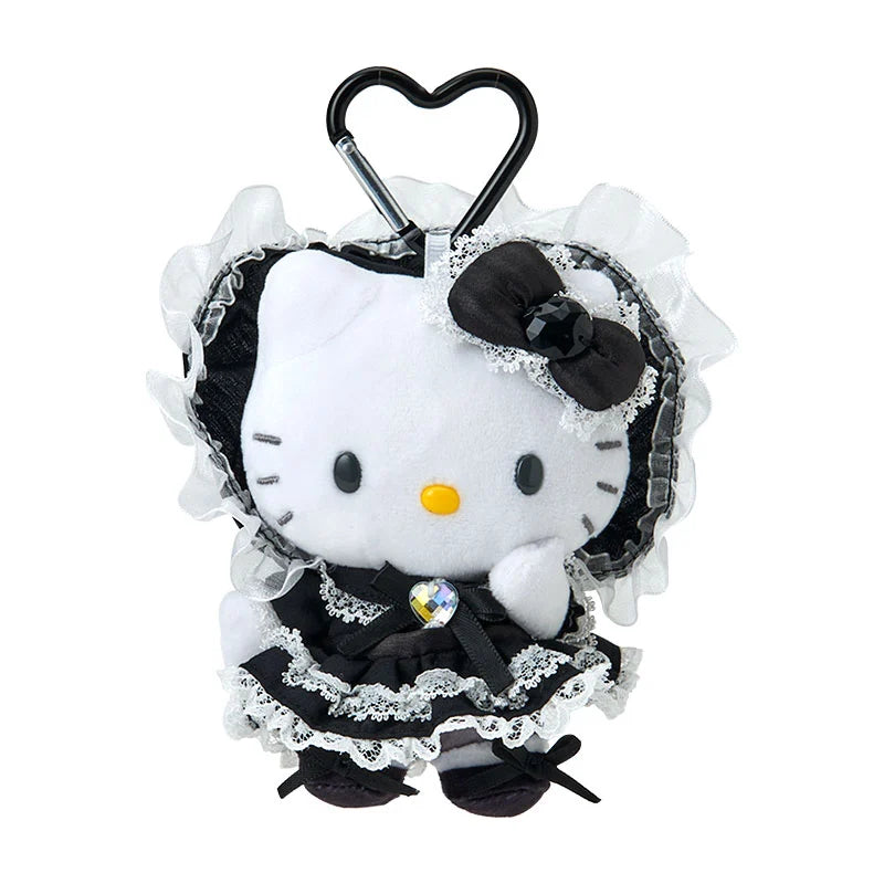 Sanrio Japan - Hello Kitty - Plush Mascot Keychain (Black Lolita)