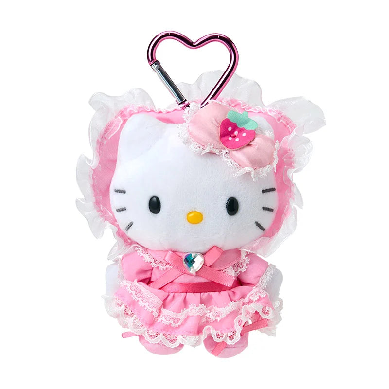 Sanrio Japan - Hello Kitty - Plush Mascot Keychain (Pink Lolita)