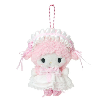 Sanrio Japan - My Sweet Piano - Plush Mascot Keychain (white frills)