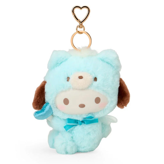 Sanrio Japan - Pochacco - Kigurumi Plush Mascot Keychain
