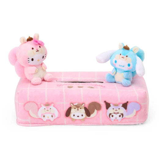Sanrio Japan - Sanrio Characters - Tissue Box Case (Fluffy squirrel)