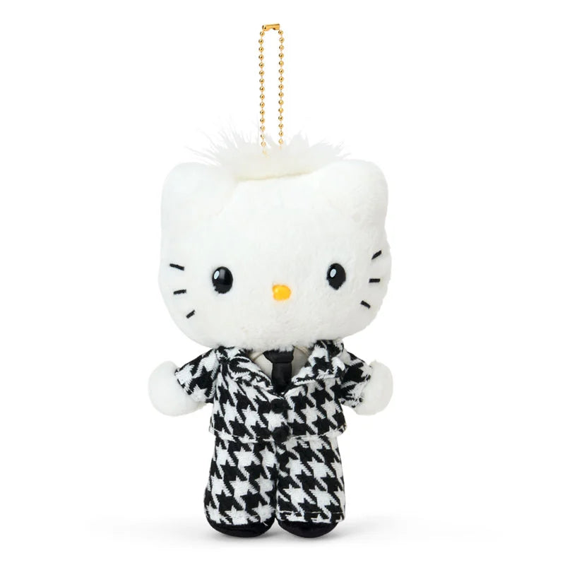 Sanrio Japan - Dear Daniel - Plush Mascot Keychain - (monochrome girly twin outfit)