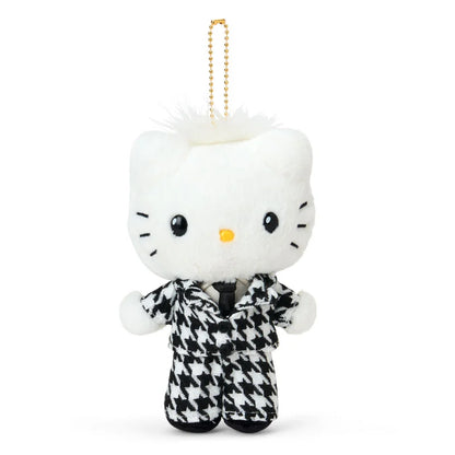 Sanrio Japan - Dear Daniel - Plush Mascot Keychain - (monochrome girly twin outfit)