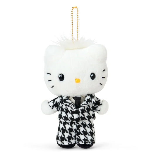 Sanrio Japan - Dear Daniel - Plush Mascot Keychain - (monochrome girly twin outfit)