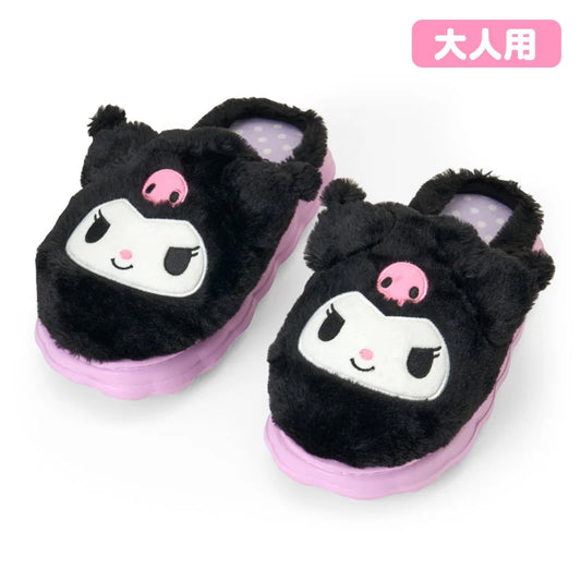 Sanrio Japan - Kuromi - Face-shaped Slippers - Adults