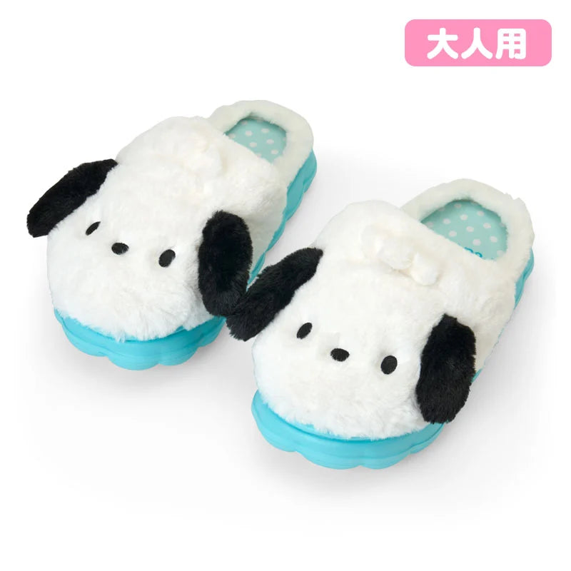 Sanrio Japan - Pochacco - Face-shaped Slippers - Adults