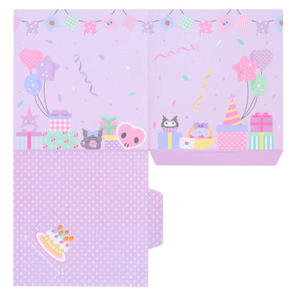 Sanrio Japan - Kuromi - Character Birthday Celebration - Plush Set