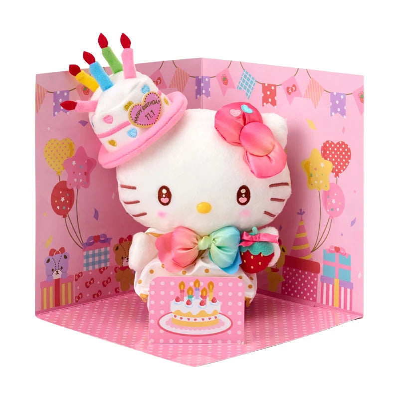 Sanrio Japan - Hello Kitty - Character Birthday Celebration - Plush Set