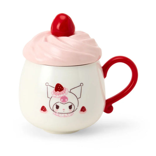 Sanrio Japan - Kuromi Mug - (strawberry whipped cake)