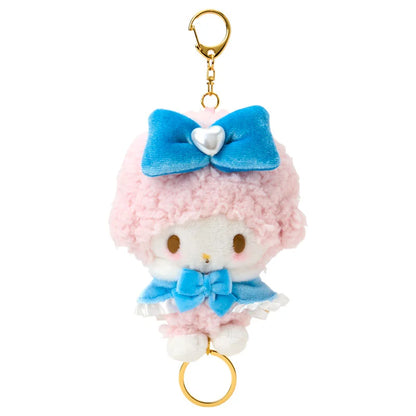 Sanrio Japan - My Sweet Piano - Plush Mascot Keychain with Reel - Blue