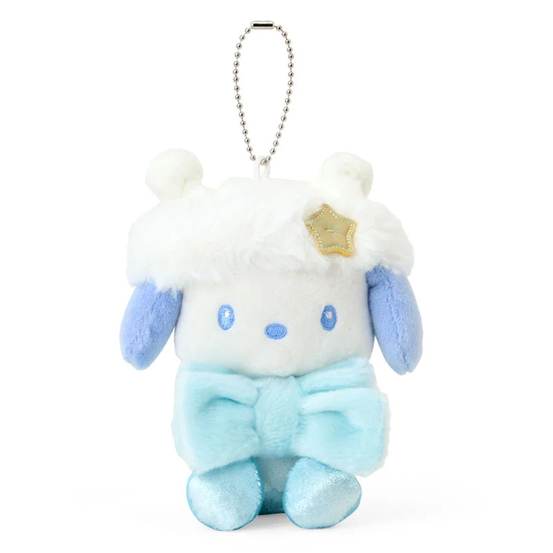 Sanrio Japan - Pochacco - Plush Mascot Keychain (kirakira)
