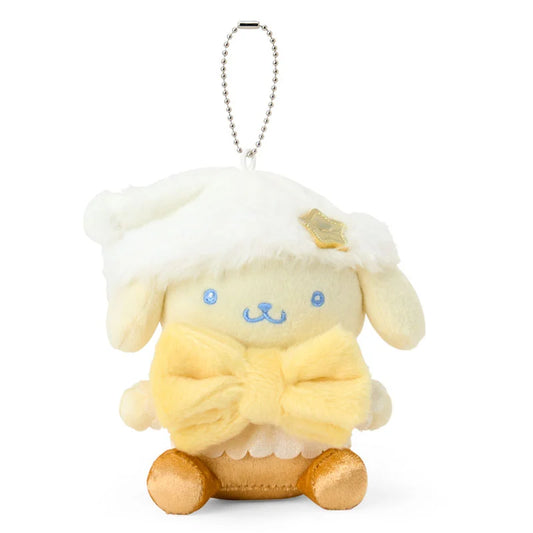 Sanrio Japan - Pompompurin - Plush Mascot Keychain (kirakira)