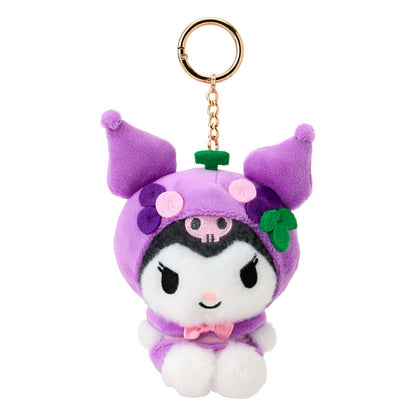 Sanrio Japan - Kuromi - Plush Mascot Keychain (fruit design)