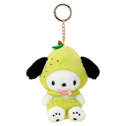 Sanrio Japan - Pochacco - Plush Mascot Keychain (fruit design)