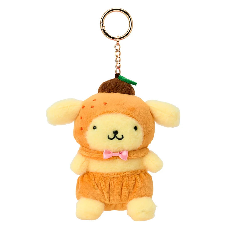 Sanrio Japan - Pompompurin - Plush Mascot Keychain (fruit design)