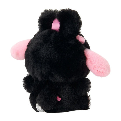 Sanrio Japan - My Melody - Black & Pink - Plush Mascot Keychain