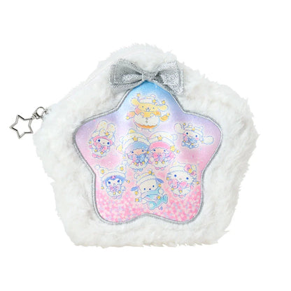 Sanrio Japan - Sanrio Characters - Star-shaped Pouch (glitter inter)