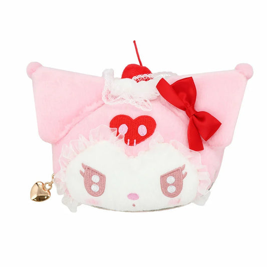 Sanrio Japan - Kuromi - Character-Shaped Pouch (whipped cherry)