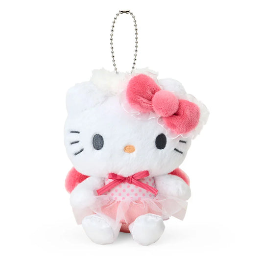Sanrio Japan - Hello Kitty - Mascot Plush Keychain (Angel Ballerina)