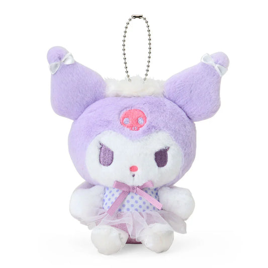 Sanrio Japan - Kuromi - Mascot Plush Keychain (Angel Ballerina)