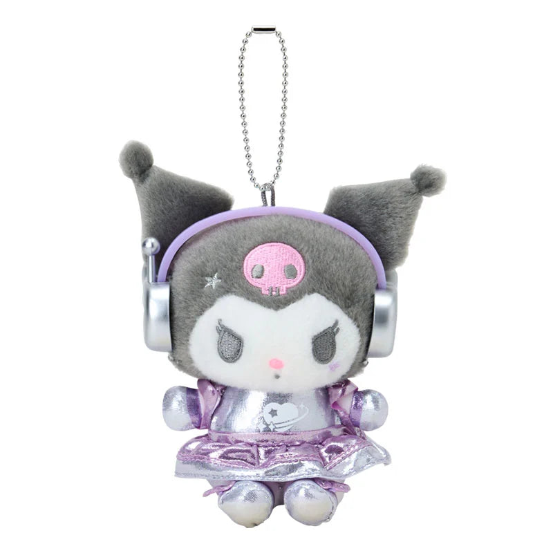 Sanrio Japan - Kuromi - Plush Mascot Keychain (Tokimeki Planet)