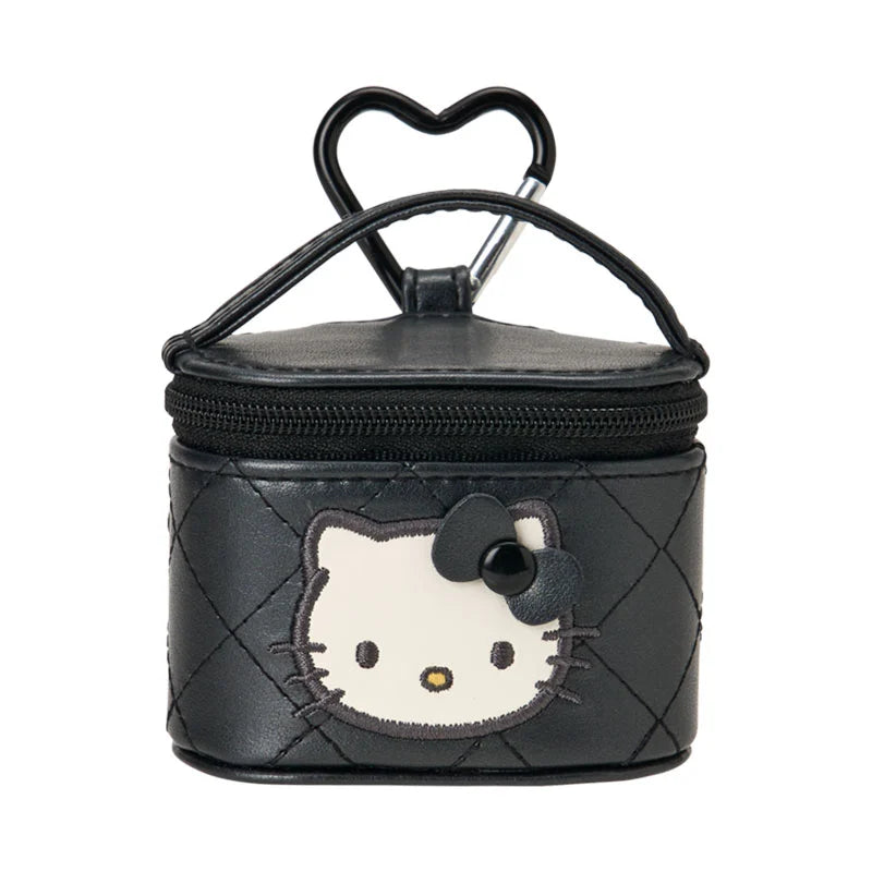 Sanrio Japan - Hello Kitty - Vanity-style Mini Accessory Case (miniature quilt - Black)