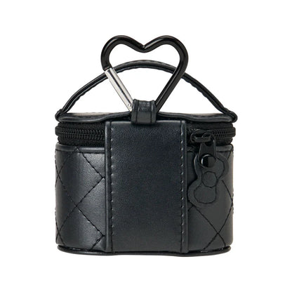 Sanrio Japan - Hello Kitty - Vanity-style Mini Accessory Case (miniature quilt - Black)