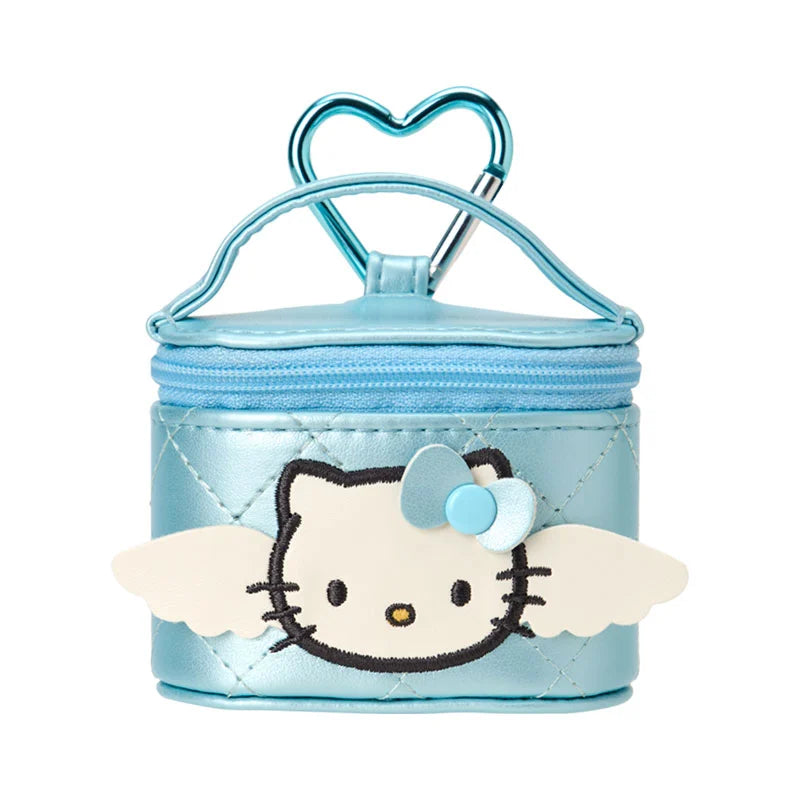 Sanrio Japan - Hello Kitty - Vanity-style Mini Accessory Case (miniature quilt - blue)