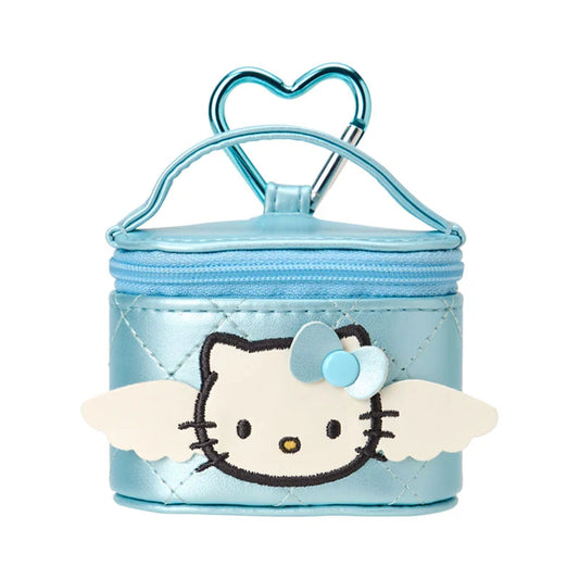 Sanrio Japan - Hello Kitty - Vanity-style Mini Accessory Case (miniature quilt - blue)